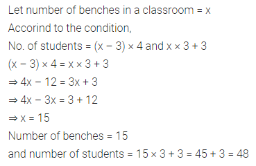 ML Aggarwal Class 7 Solutions for ICSE Maths Chapter 9 Linear Equations and Inequalities Objective Type Questions 23