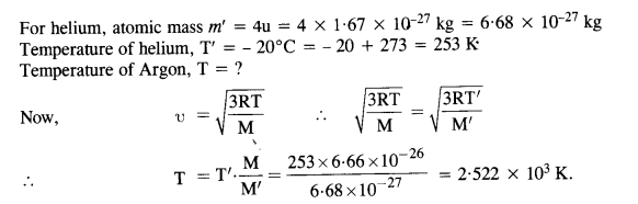NCERT Solutions for Class 11 Physics Chapter 13 Kinetic Theory 10