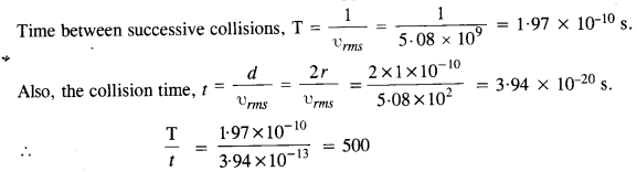 NCERT Solutions for Class 11 Physics Chapter 13 Kinetic Theory 12