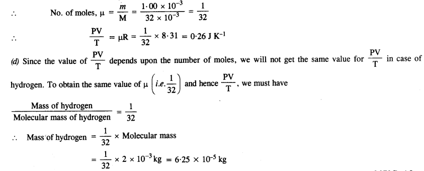NCERT Solutions for Class 11 Physics Chapter 13 Kinetic Theory 4