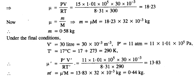 NCERT Solutions for Class 11 Physics Chapter 13 Kinetic Theory 5