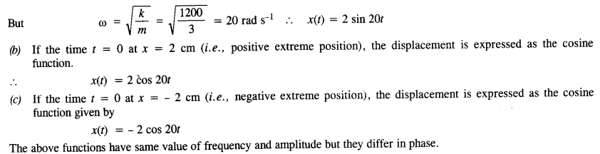 NCERT Solutions for Class 11 Physics Chapter 14 Oscillations 9