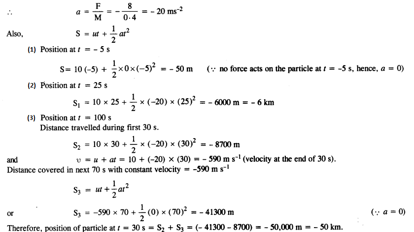 NCERT Solutions for Class 11 Physics Chapter 5 Laws of Motion 8