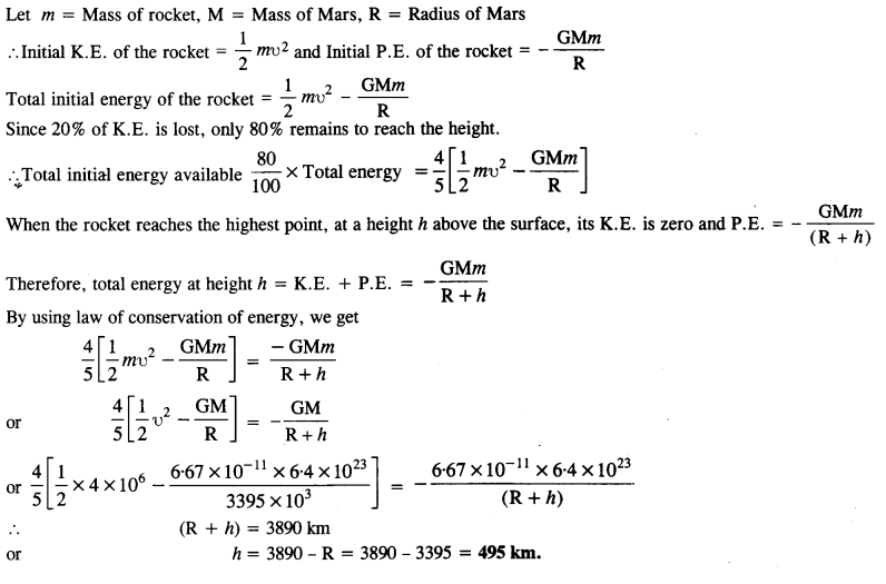 NCERT Solutions for Class 11 Physics Chapter 8 Gravitation 26