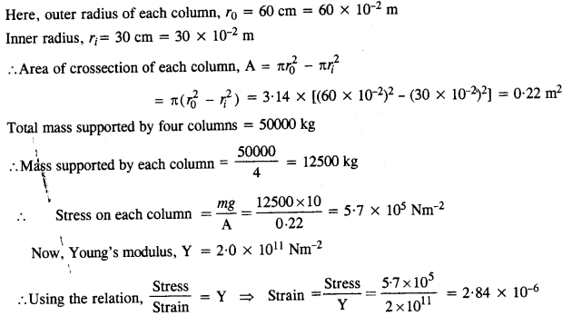NCERT Solutions for Class 11 Physics Chapter 9 Mechanical Properties of Solids 10
