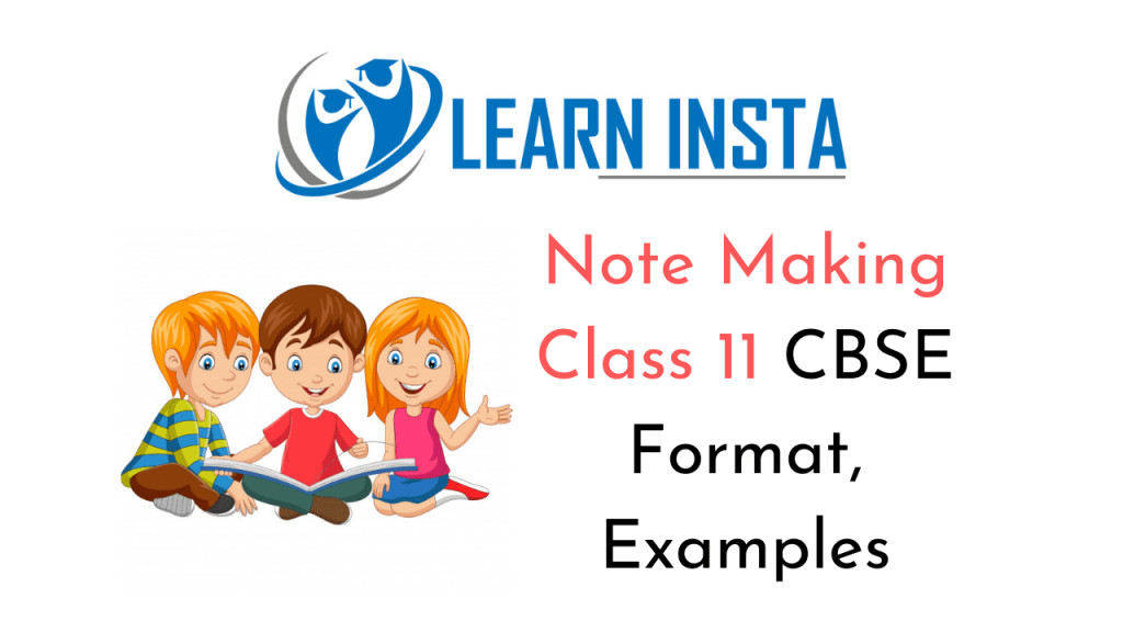 Online education for note making class 11 cbse format examples ncert mcq