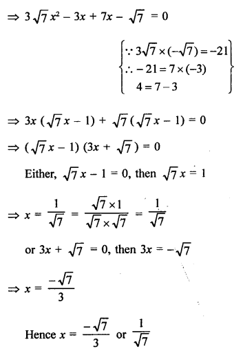 RS Aggarwal Class 10 Solutions Chapter 10 Quadratic Equations Ex 10A 26
