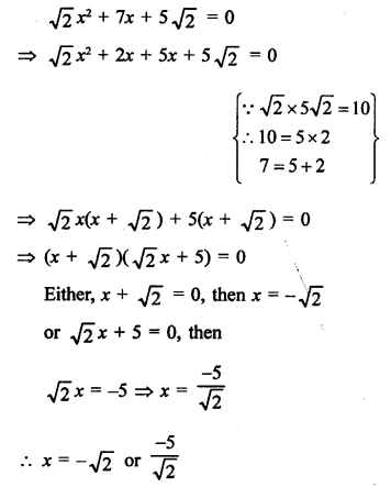 RS Aggarwal Class 10 Solutions Chapter 10 Quadratic Equations Ex 10A 37