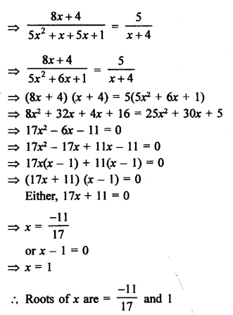 RS Aggarwal Class 10 Solutions Chapter 10 Quadratic Equations Ex 10A 87