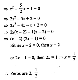 RS Aggarwal Class 10 Solutions Chapter 2 Polynomials Ex 2A 21