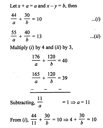 RS Aggarwal Class 10 Solutions Chapter 3 Linear equations in two variables Ex 3B 39