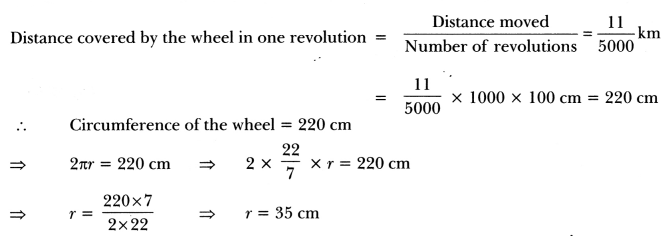 Areas Related to Circles Class 10 Extra Questions Maths Chapter 12 with Solutions Answers 90