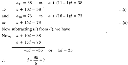 Arithmetic Progressions Class 10 Extra Questions Maths Chapter 5 with Solutions Answers 3