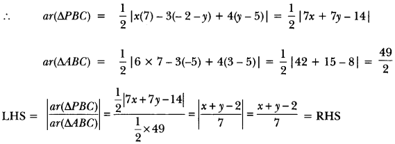 Coordinate Geometry Class 10 Extra Questions Maths Chapter 7 with Solutions Answers 63