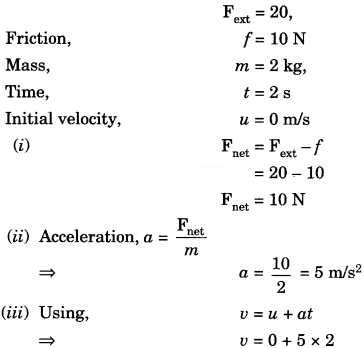 Force and Laws of Motion Class 9 Extra Questions and Answers Science Chapter 9 img 4