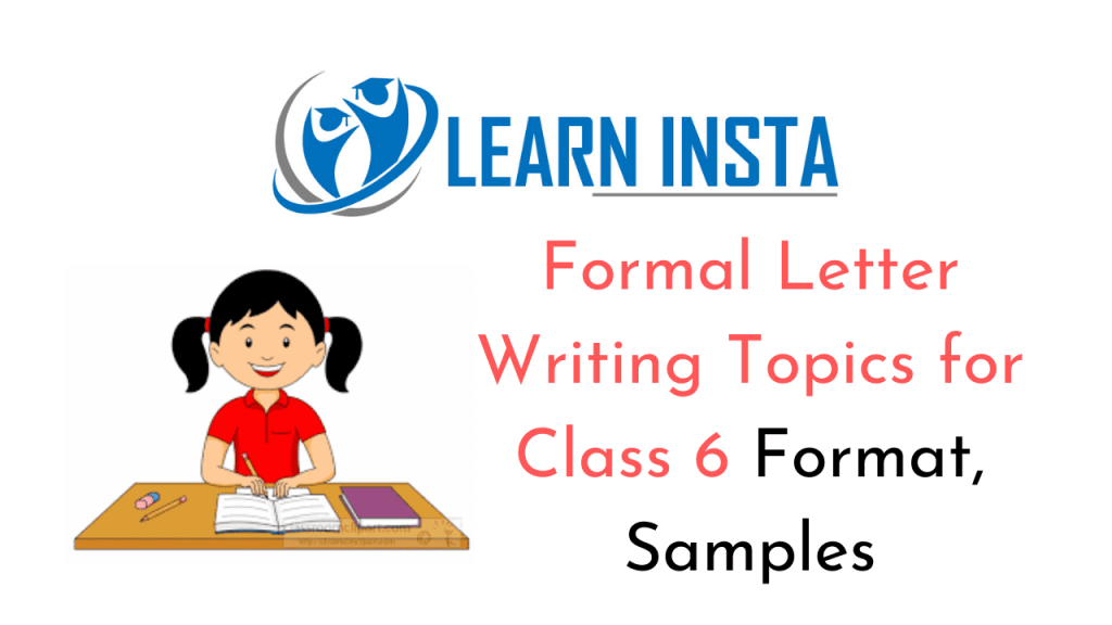 Online Education For Formal Letter Writing Topics For Class 6 Format 