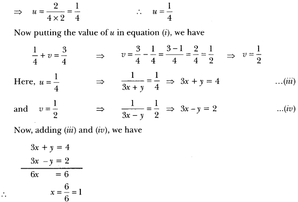 Pair of Linear Equations in Two Variables Class 10 Extra Questions Maths Chapter 3 with Solutions Answers 31