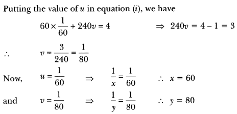 Pair of Linear Equations in Two Variables Class 10 Extra Questions Maths Chapter 3 with Solutions Answers 50