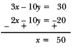 Pair of Linear Equations in Two Variables Class 10 Extra Questions Maths Chapter 3 with Solutions Answers 66