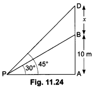 Some Applications Of Trigonometry Class 10 Extra Questions