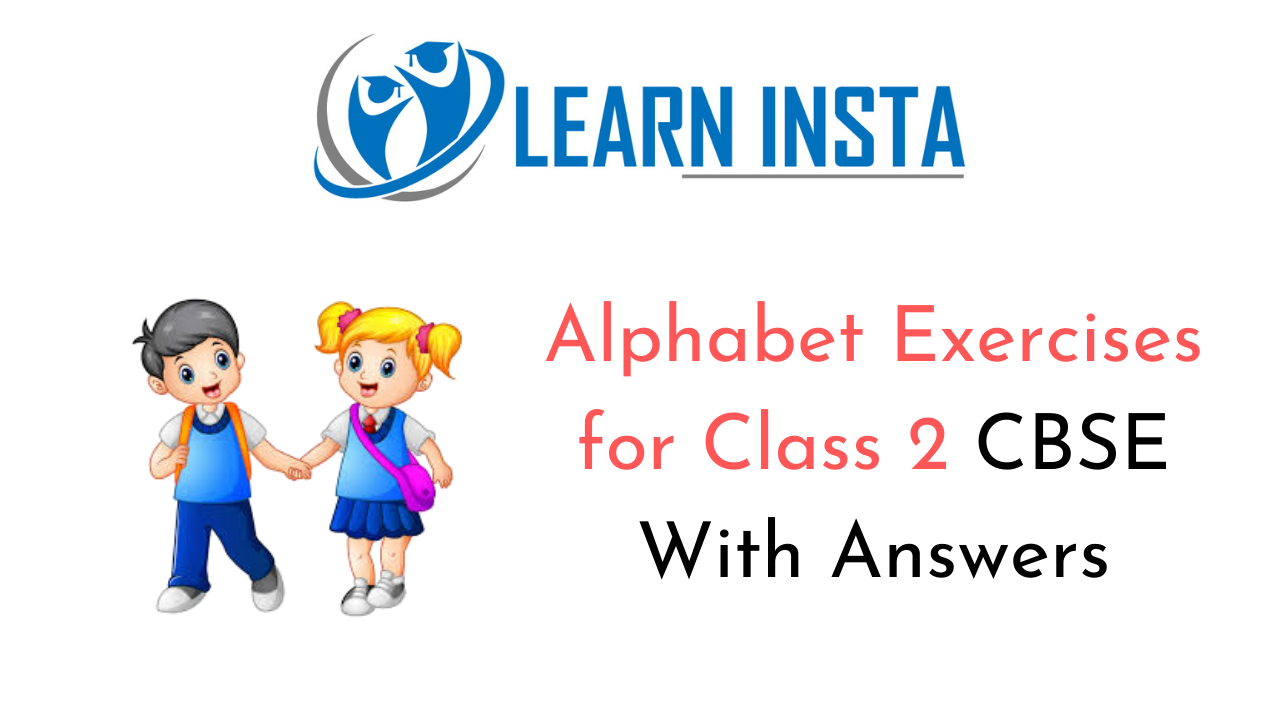 Alphabet Worksheet For Class 2