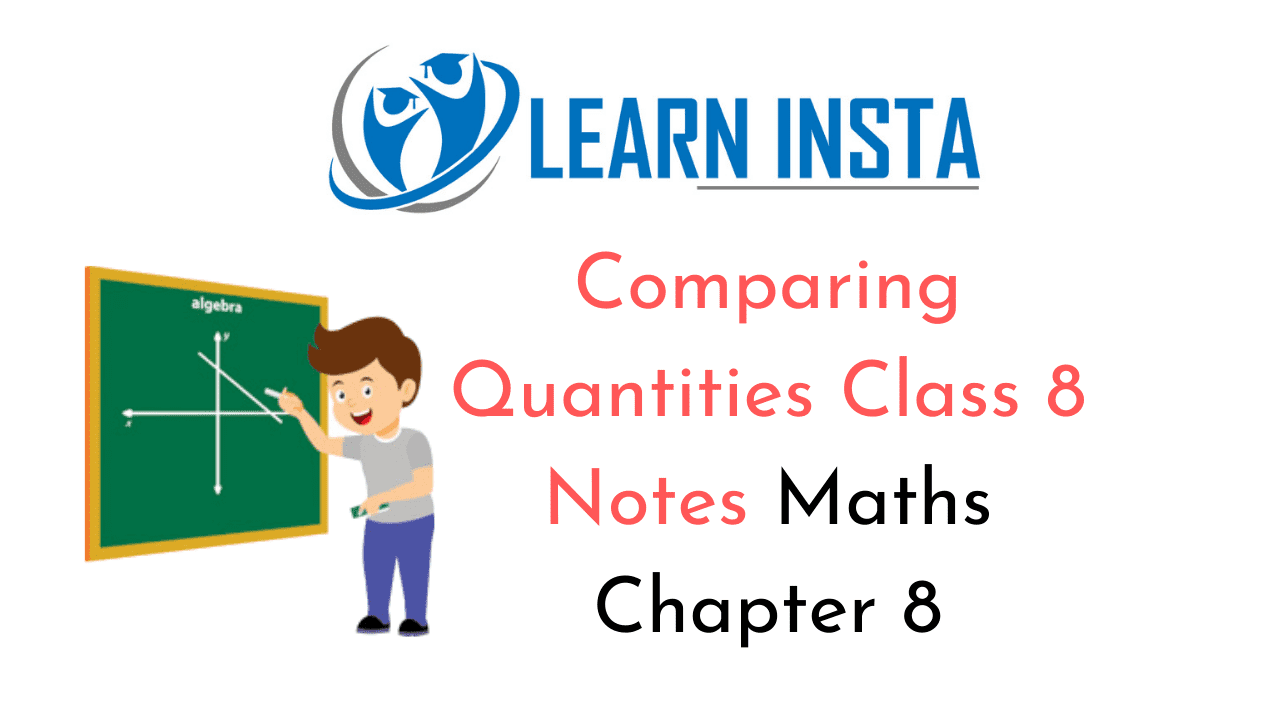 Comparing Quantities Class 8 Notes