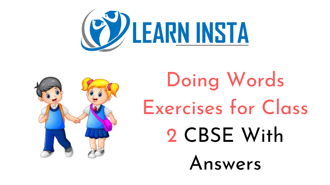 Online Education For Doing Words Worksheet Exercises For Class 2 