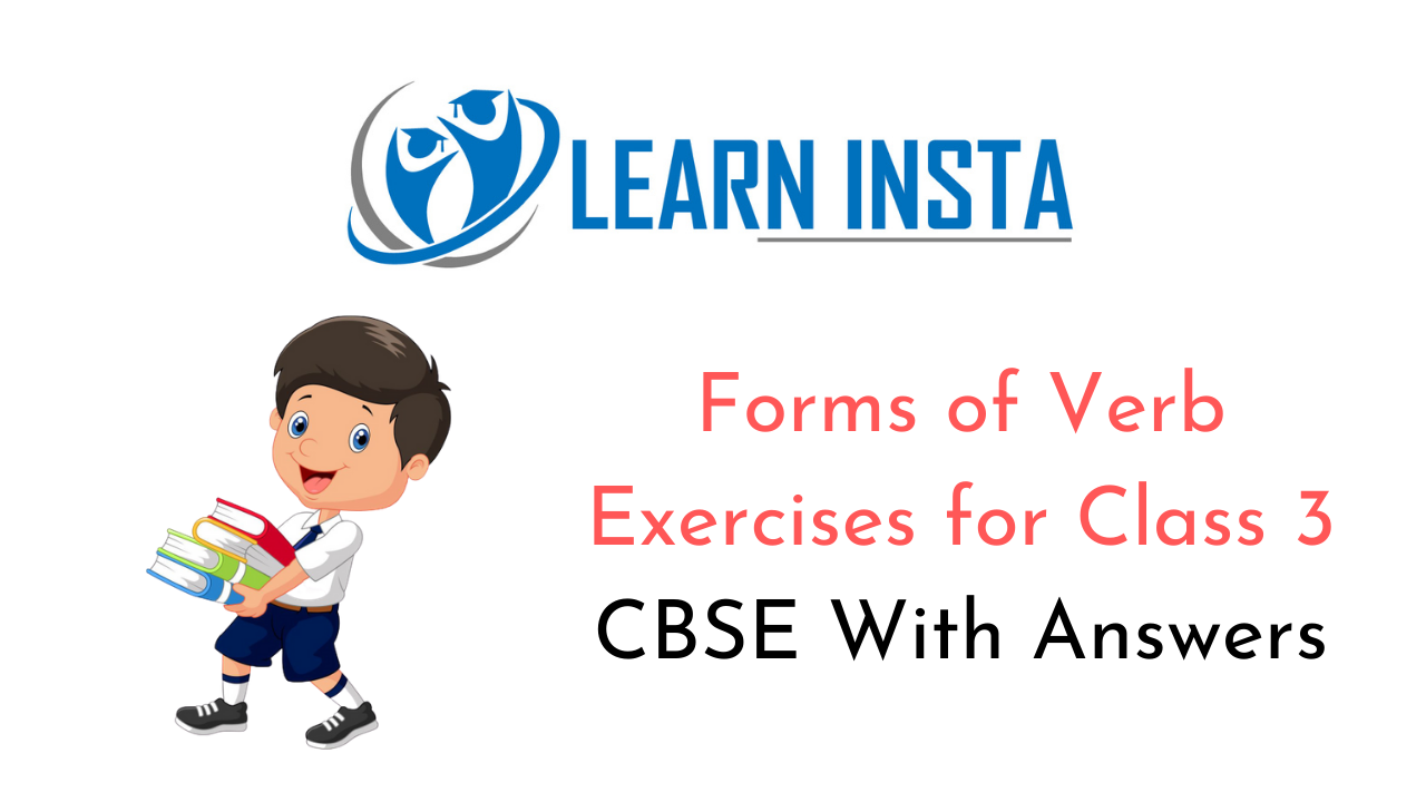 Verb Forms For Class 3