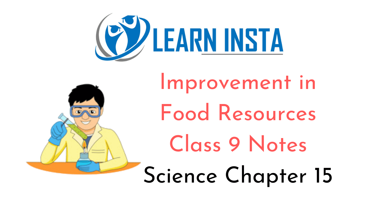 Improvement In Food Resources Class 9 Notes Science Chapter 15 NCERT MCQ