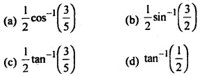 MCQ Questions for Class 12 Maths Chapter 2 Inverse Trigonometric Functions with Answers
