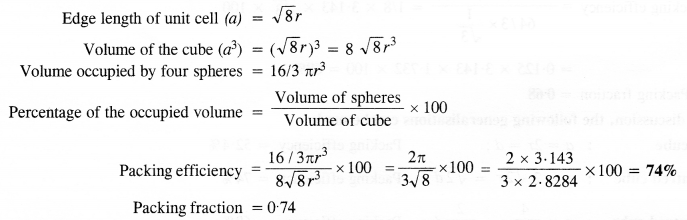 NCERT Solutions For Class 12 Chemistry Chapter 1 The Solid State 9