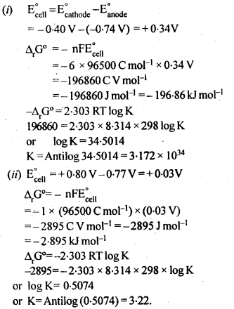 NCERT Solutions for Class 12 Chemistry Chapter 3 Electrochemistry 10