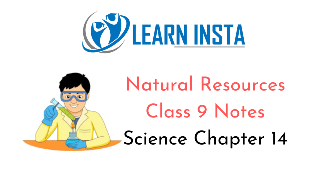 Natural Resources Class 9 Notes