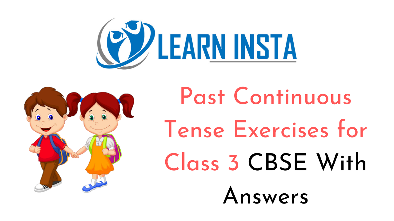 Past Continuous Tense Worksheet For Class 3