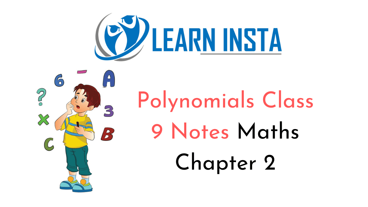 Polynomials Class 9 Notes