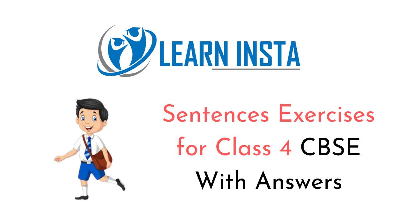 Make Sentence For Class 4 Worksheets