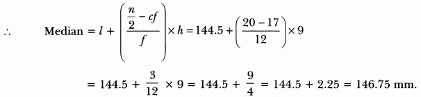 Statistics Class 10 Extra Questions Maths Chapter 14 with Solutions Answers 25