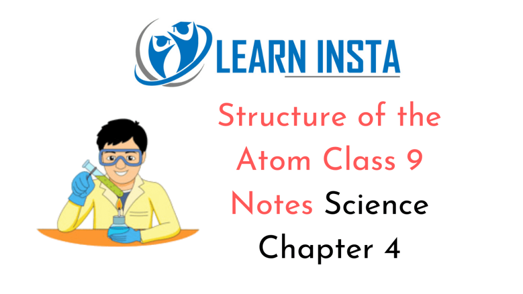 9th class physics structure of atom notes