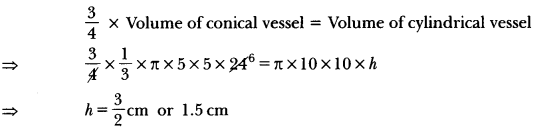 Surface Areas and Volumes Class 10 Extra Questions Maths Chapter 13 with Solutions Answers 46