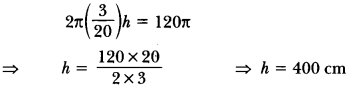 Surface Areas and Volumes Class 10 Extra Questions Maths Chapter 13 with Solutions Answers 52