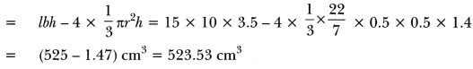 Surface Areas and Volumes Class 10 Extra Questions Maths Chapter 13 with Solutions Answers 68