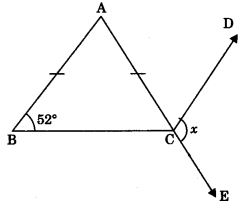 MCQ On Triangles Class 9 Chapter 7