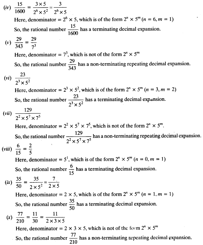 NCERT Solutions for Class 10 Maths Chapter 1 Real Numbers Ex 1.4 3