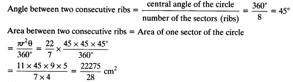 NCERT Solutions for Class 10 Maths Chapter 12 Areas Related to Circles Ex 12.2 13