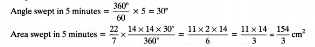 NCERT Solutions for Class 10 Maths Chapter 12 Areas Related to Circles Ex 12.2 3