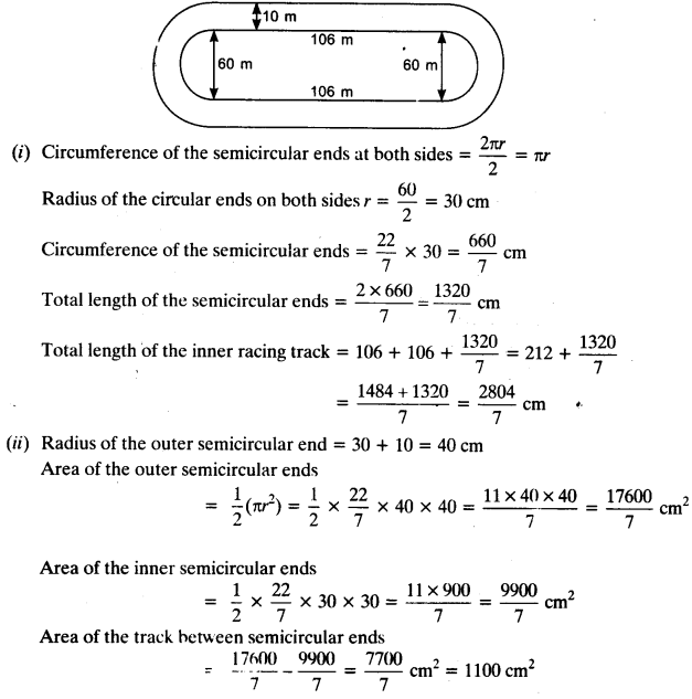 NCERT Solutions for Class 10 Maths Chapter 12 Areas Related to Circles Ex 12.3 11