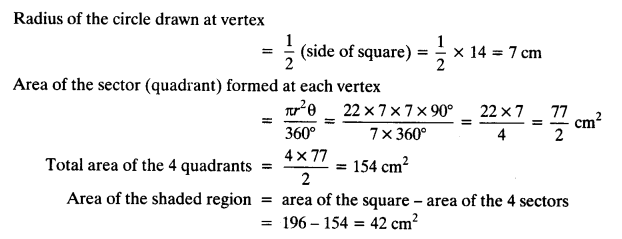 NCERT Solutions for Class 10 Maths Chapter 12 Areas Related to Circles Ex 12.3 9