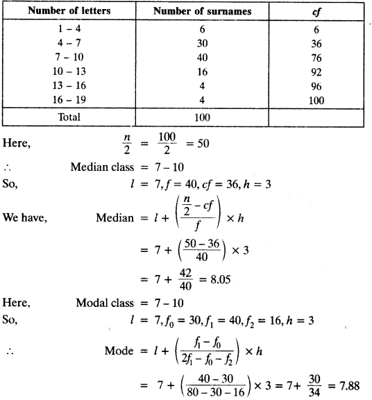 NCERT Solutions for Class 10 Maths Chapter 14 Statistics Ex 14.3 13
