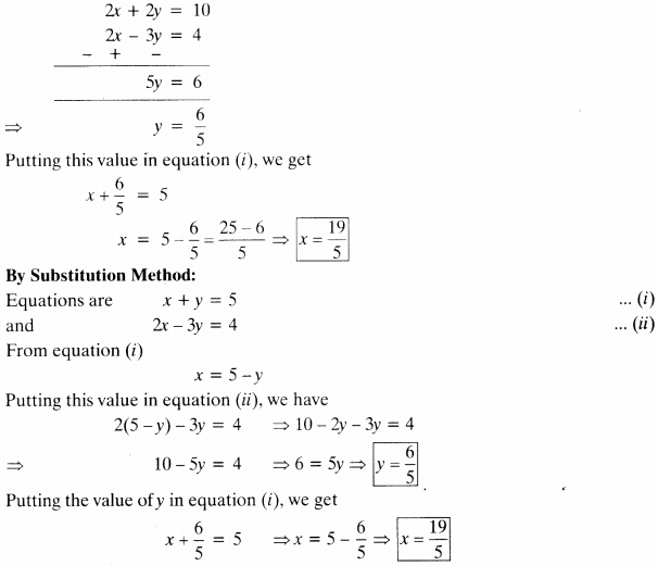 NCERT Solutions for Class 10 Maths Chapter 3 Pair of Linear Equations in Two Variables Ex 3.4 1