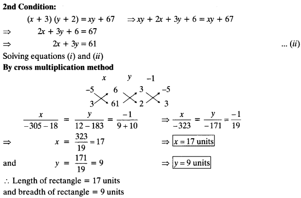 NCERT Solutions for Class 10 Maths Chapter 3 Pair of Linear Equations in Two Variables Ex 3.5 14